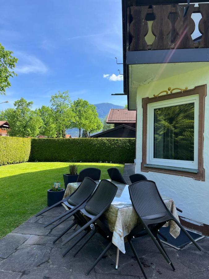 Doppelhaushaelfte Zugspitzblick Mit Privatem Garten Гармиш-Партенкирхен Экстерьер фото